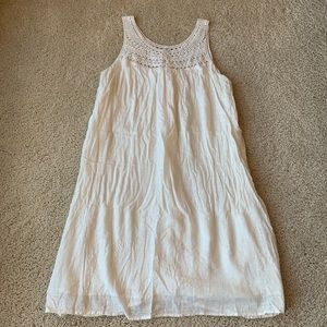 Merona Cream Lace-Detailed Dressed